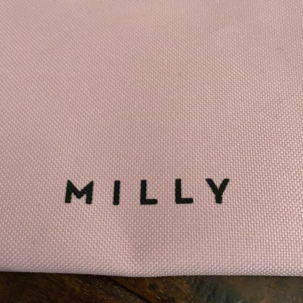 MILLY Haute Mess Pink Large Zip Pouch - Picture 4 of 5